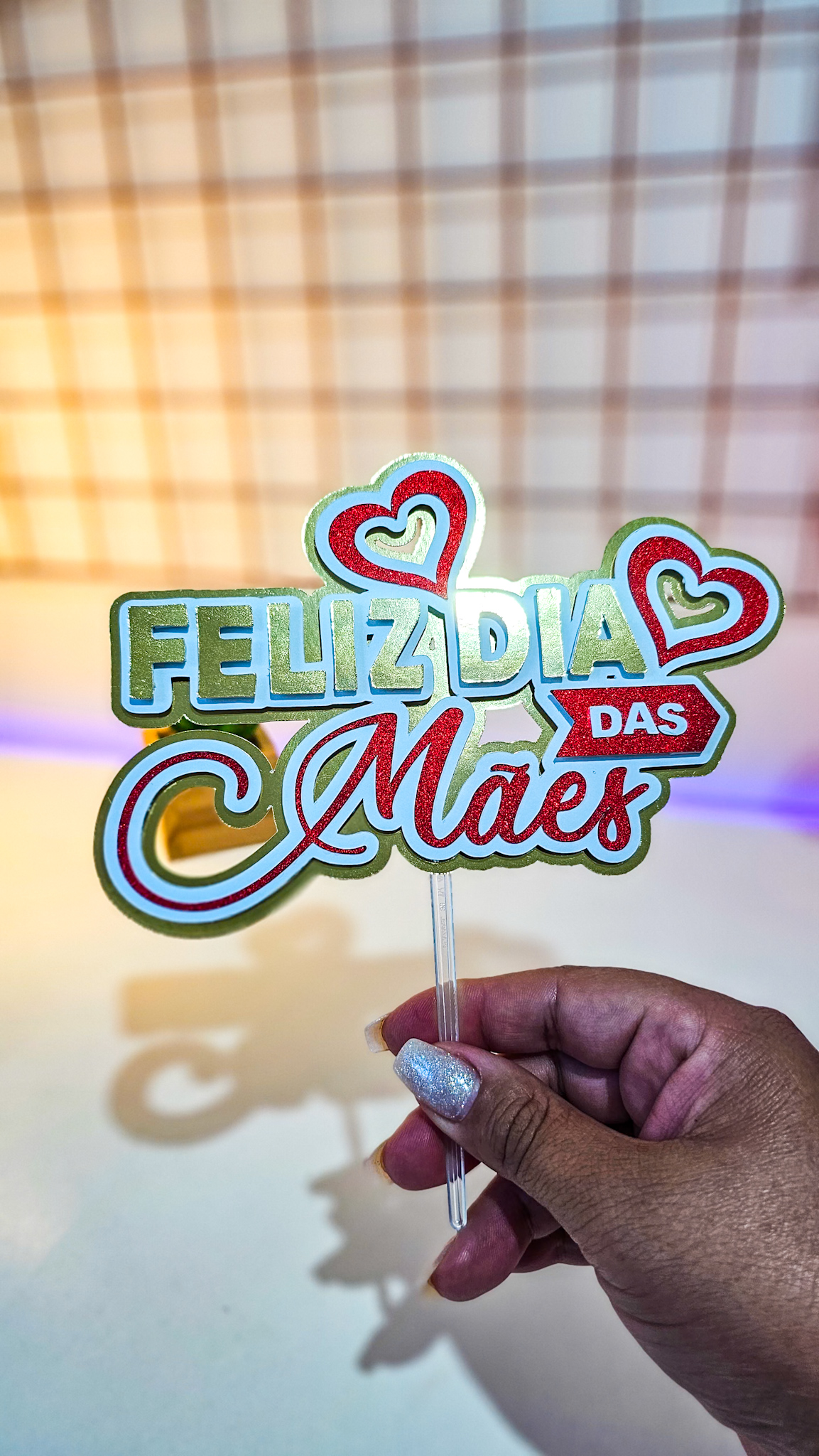 Arquivo Topo de Bolo Dia das Mães