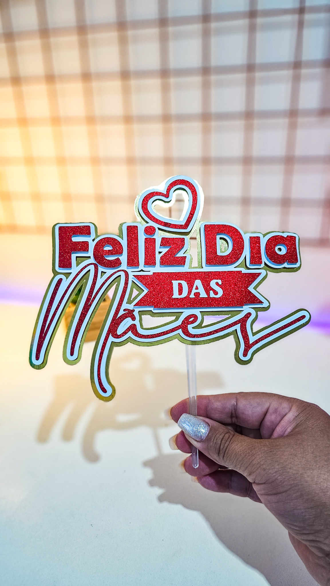 Arquivo Topo de Bolo Dia das Mães