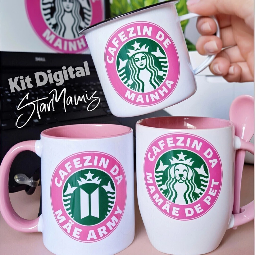 Arquivo Sublimaçao Caneca StarMamis