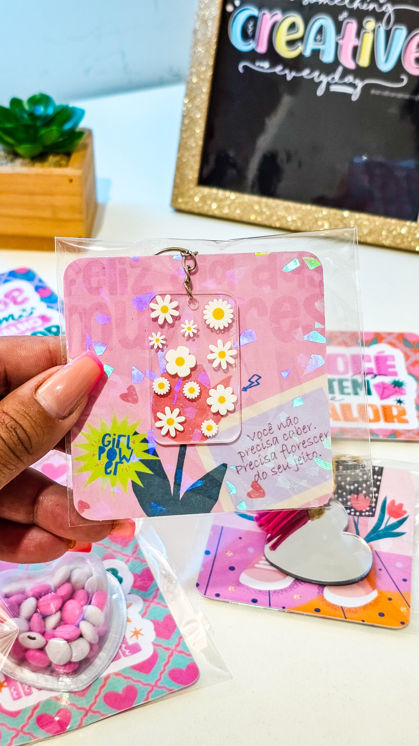 Arquivo Dia da Mulher Card Flor